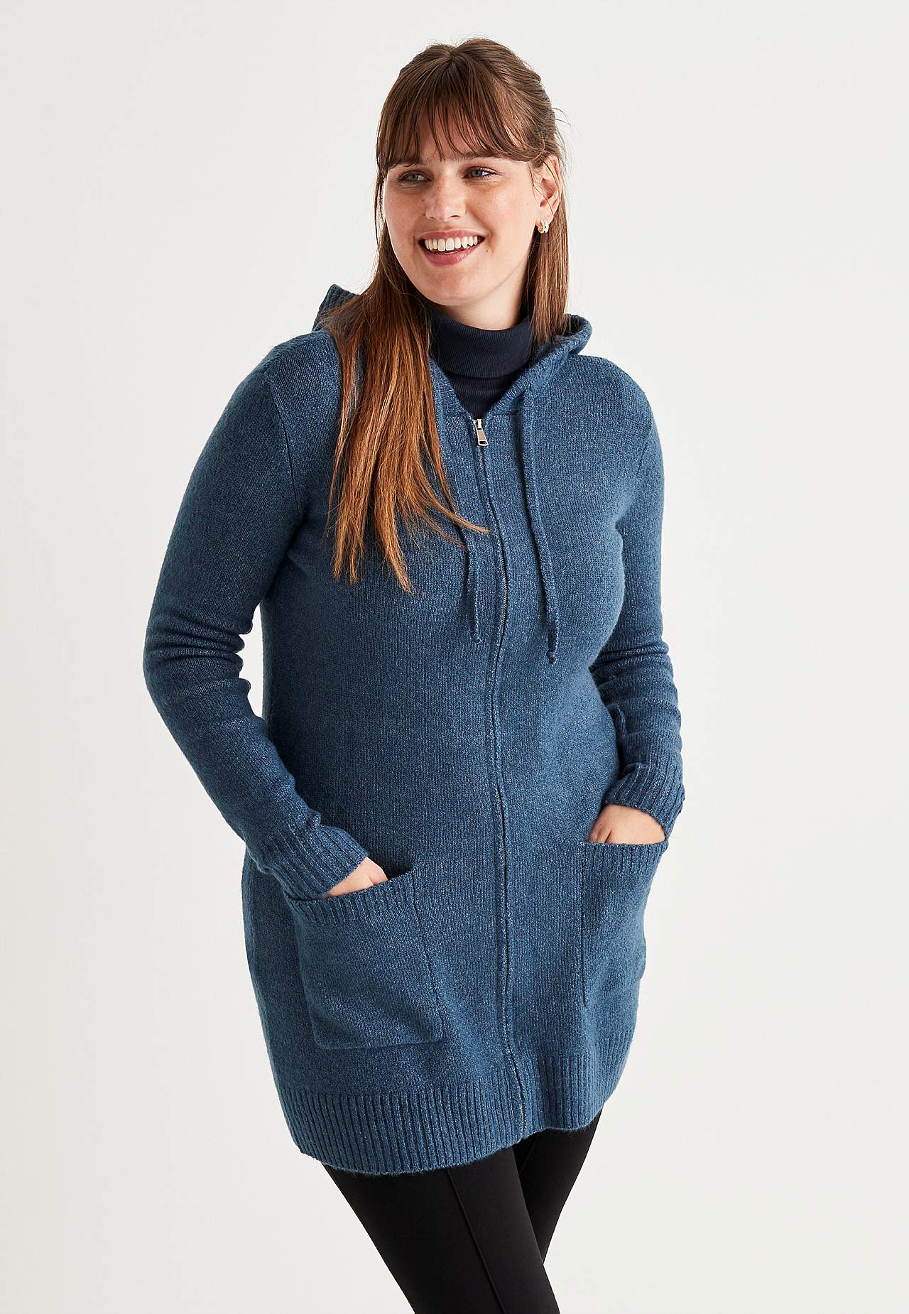 Soft cardigan with hood Evelyn