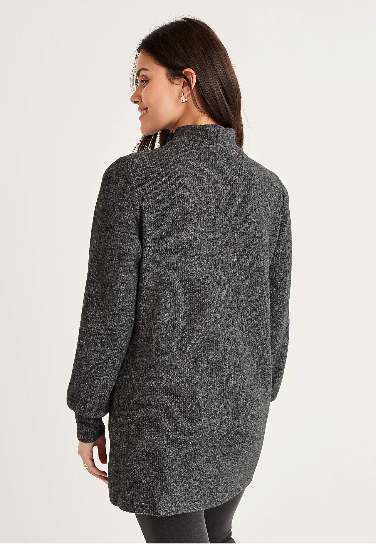 Soft tunic with turtleneck Beata