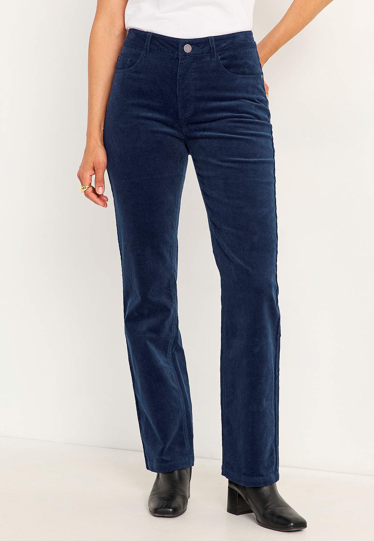 Stretchy corduroy trouser