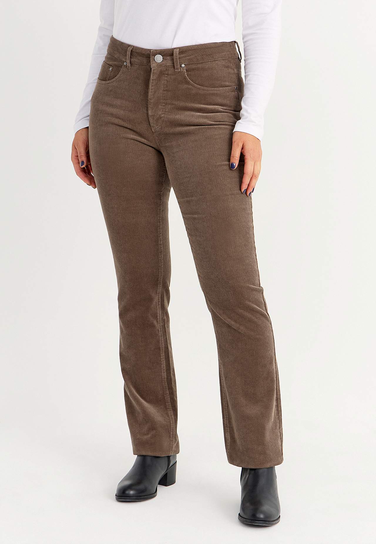 Stretchy corduroy trouser
