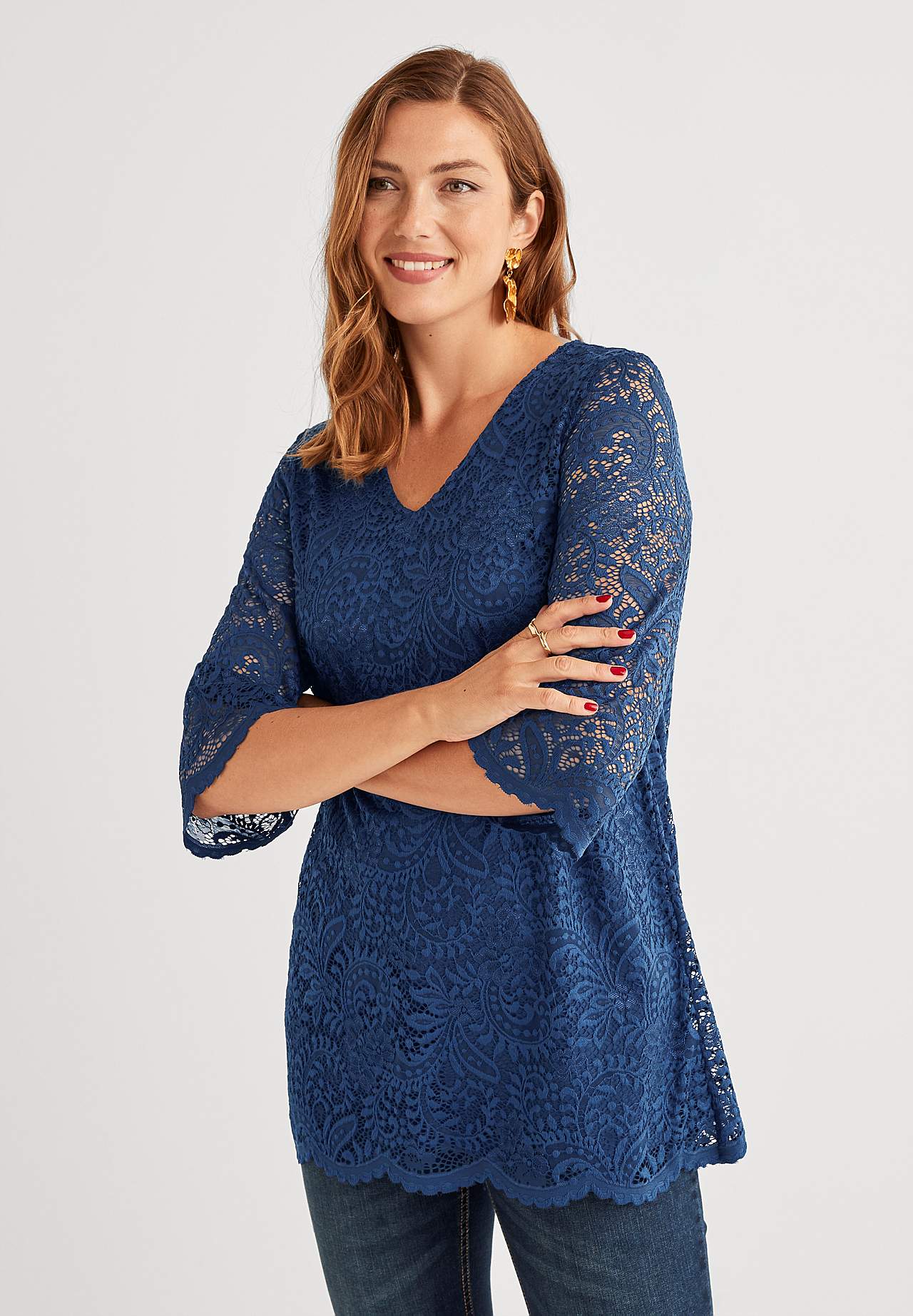Beautiful lace tunic