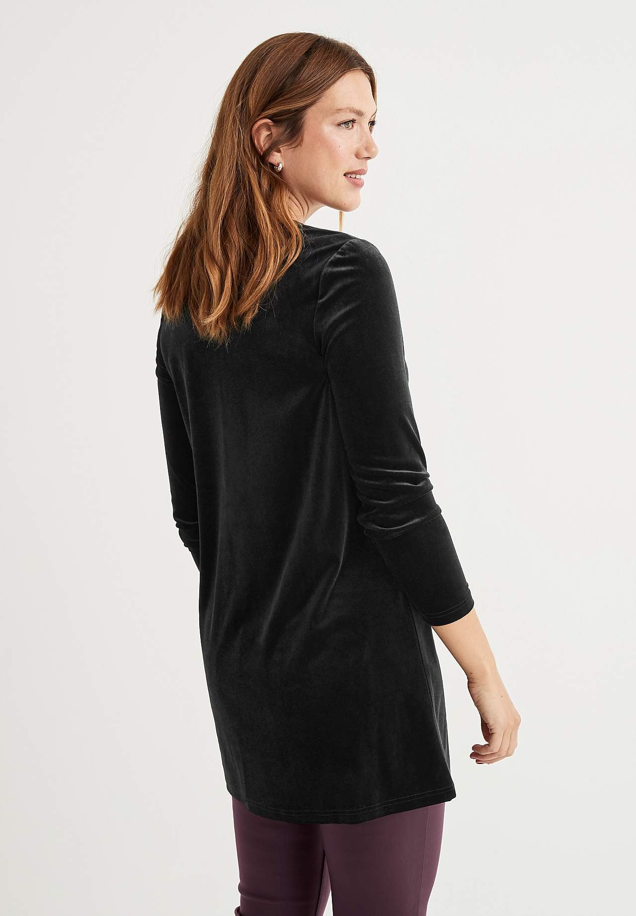 Velvet tunic with glow