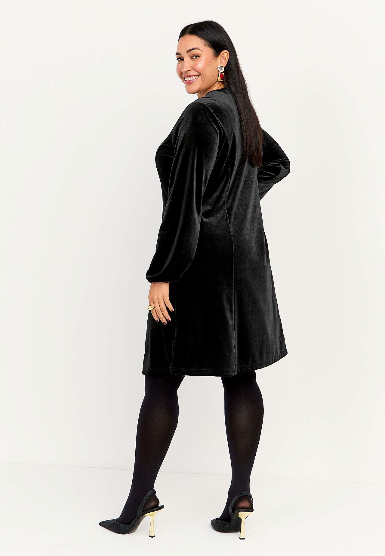 Party dress in velvet