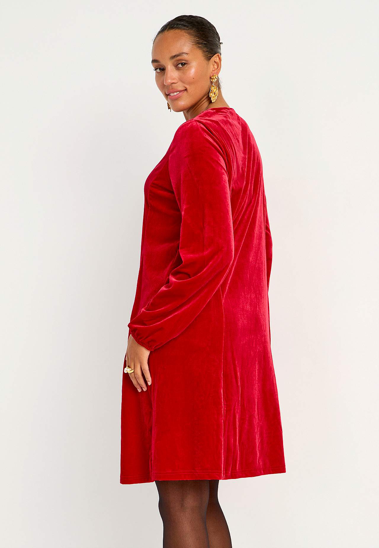 Party dress in velvet