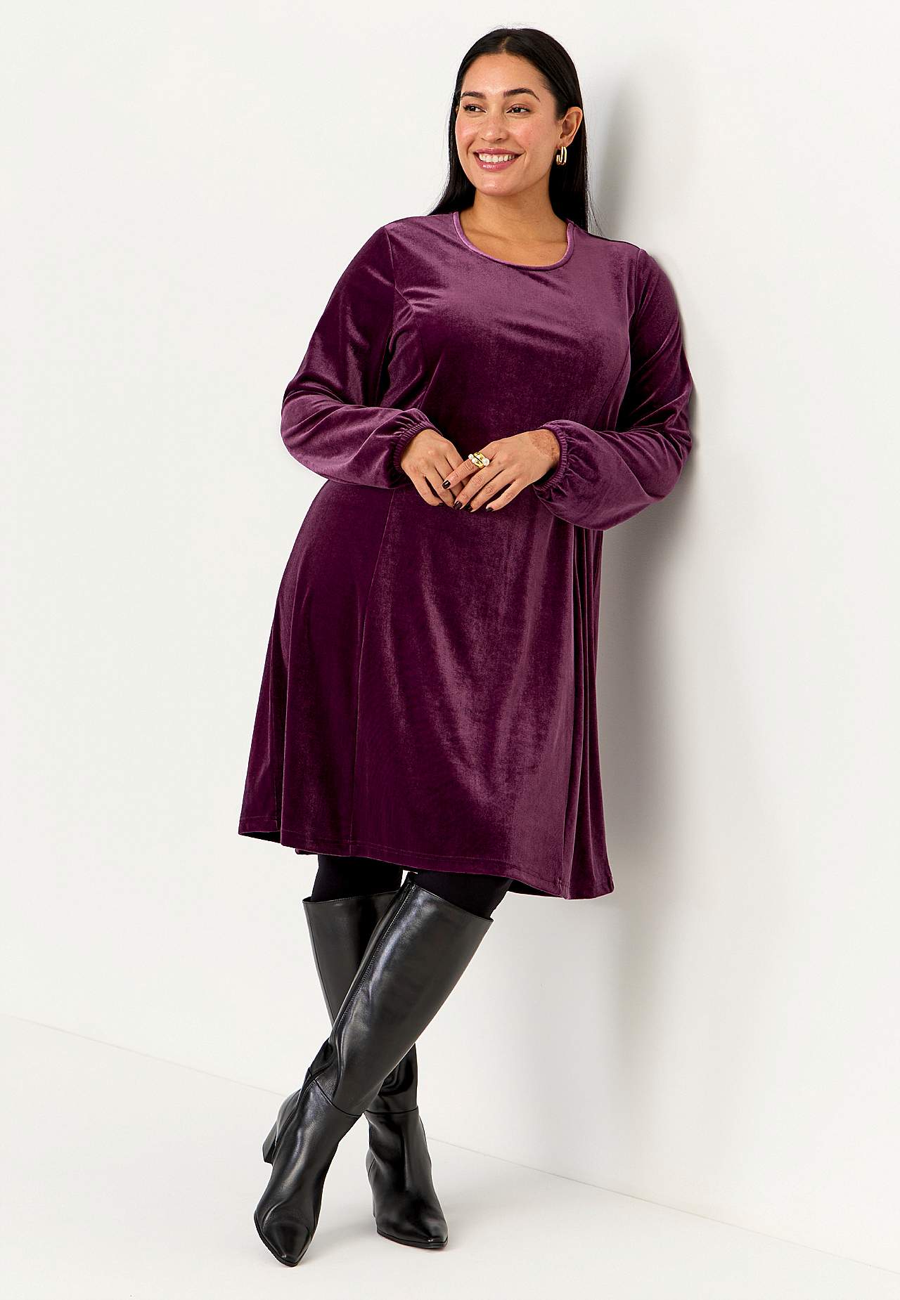 Party dress in velvet