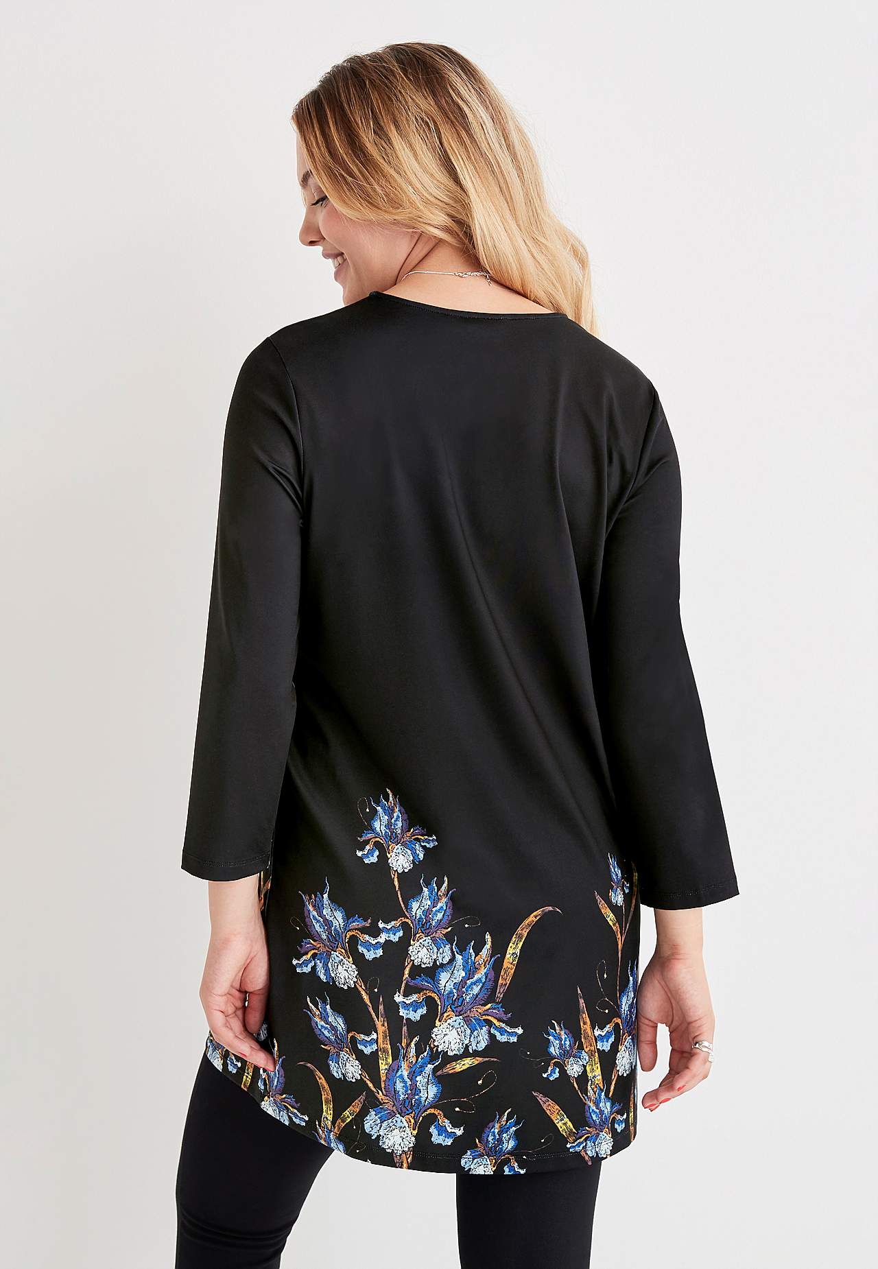 Jersey tuniq with floral pattern Nelly