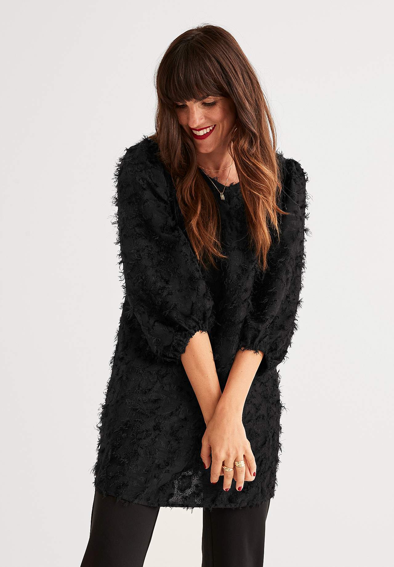 Jacquard-weave tunic Stina