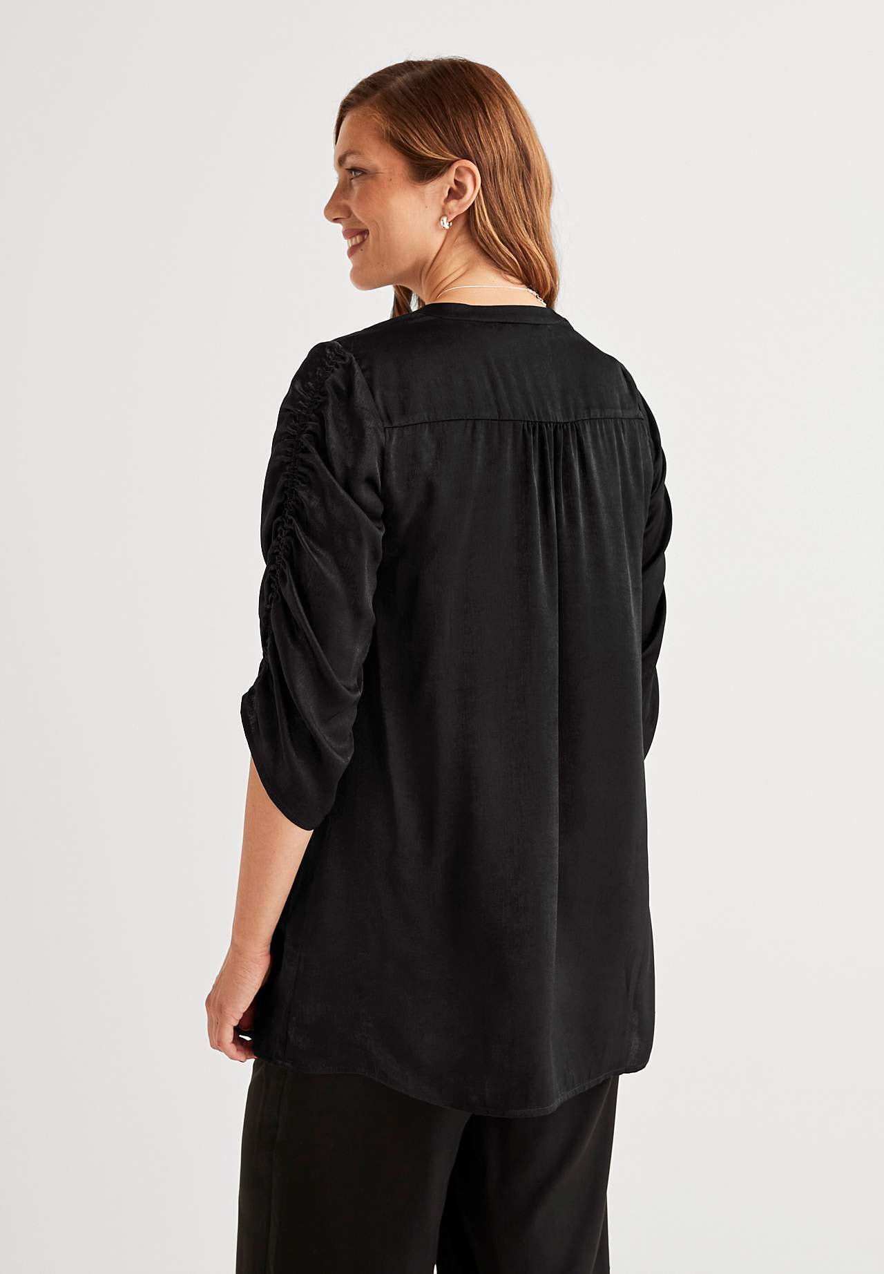 Tunic top in satin
