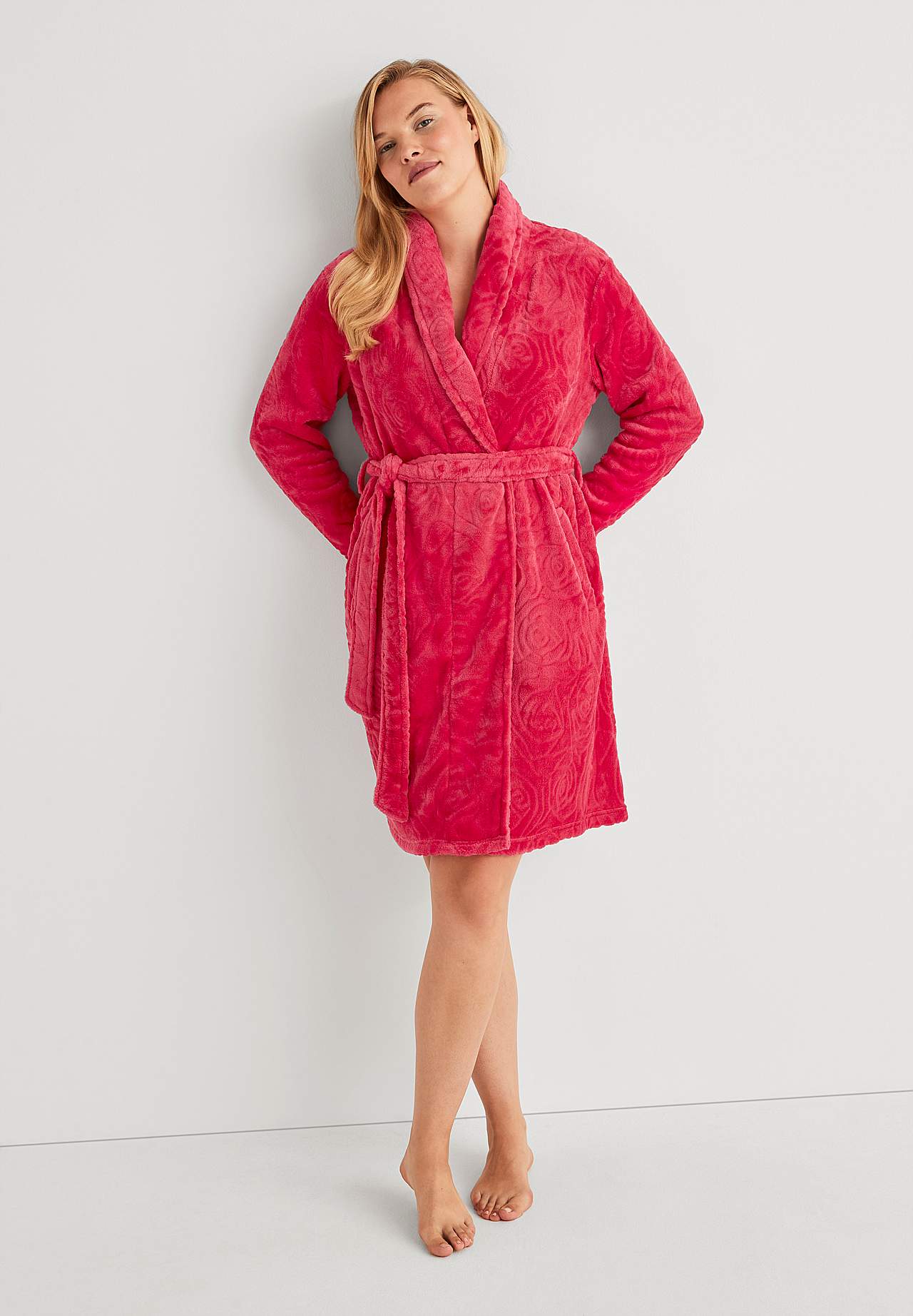 Robe in soft fleece