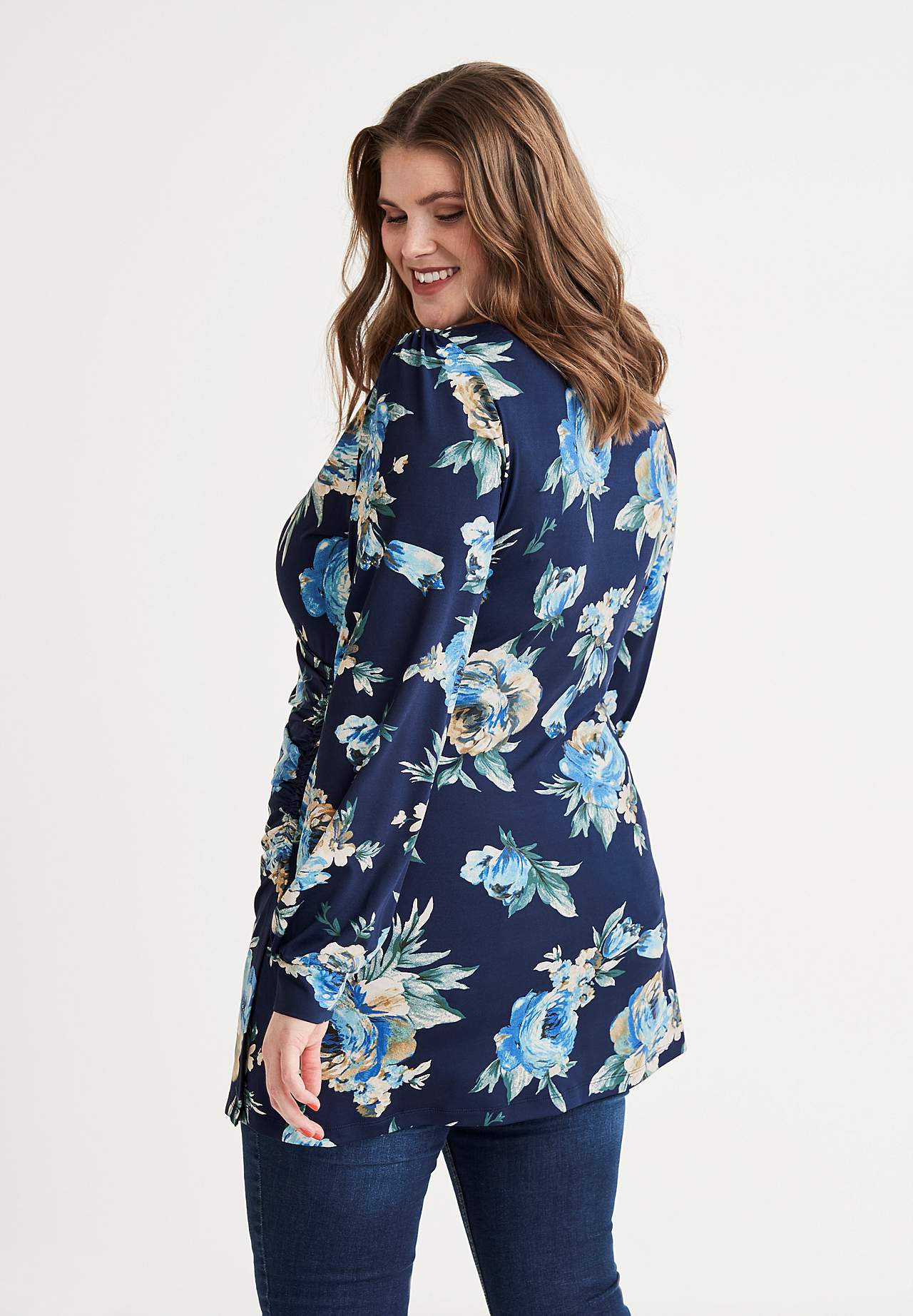 Patterned jersey tuniq