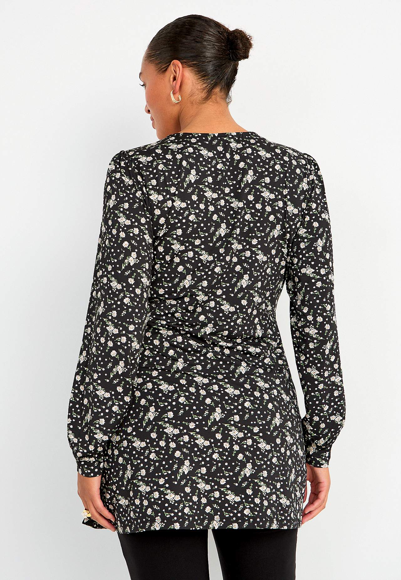 Patterned jersey tuniq