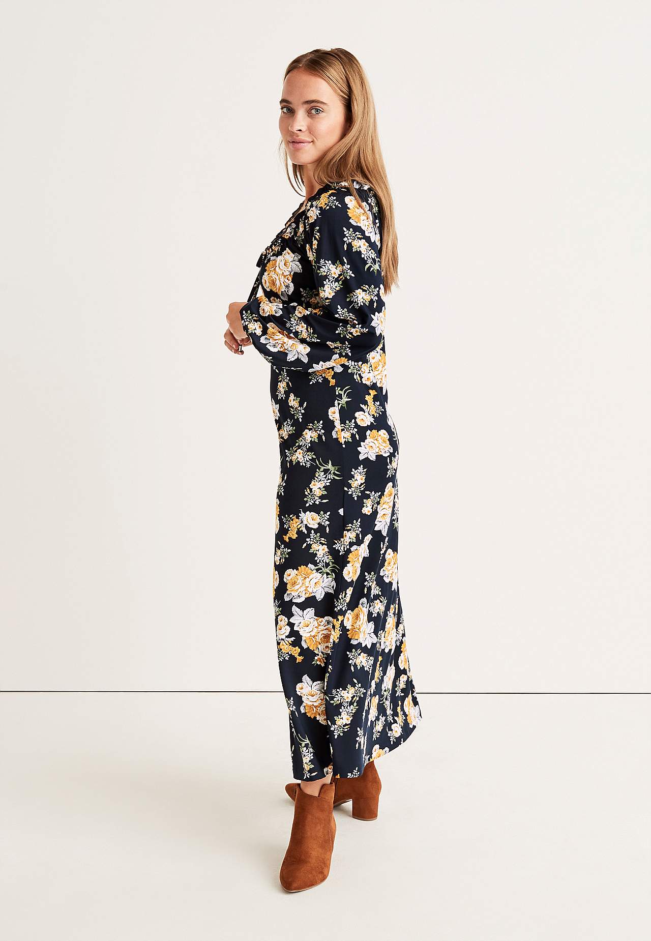 Patterned maxi dress Monica