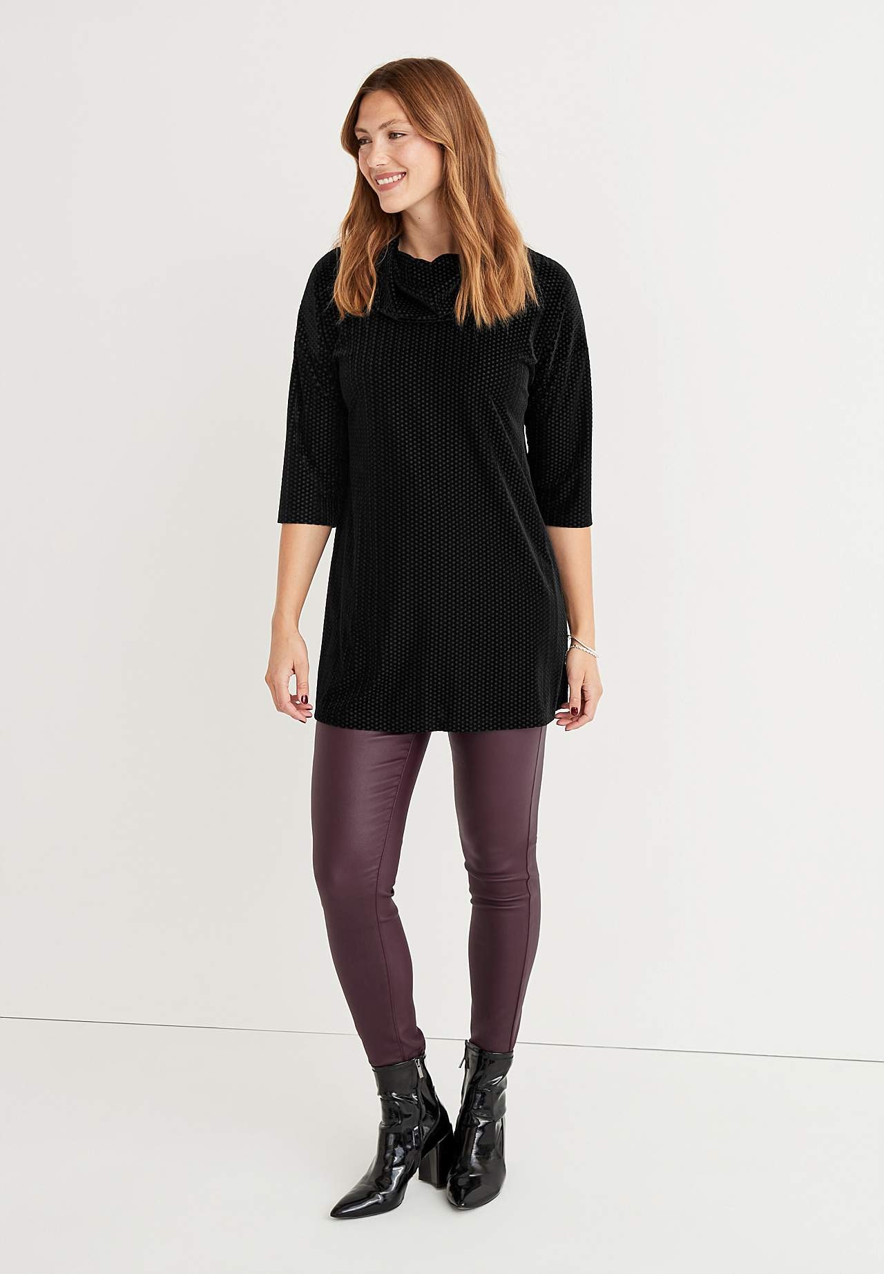 Velvet tunic