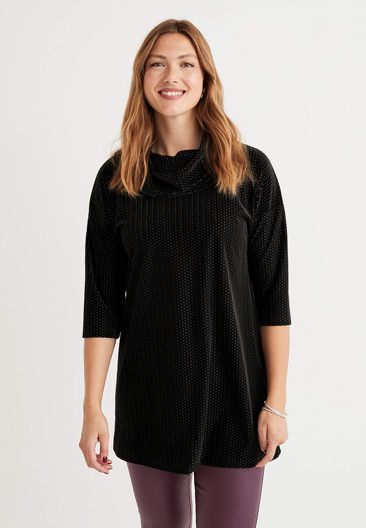 Velvet tunic