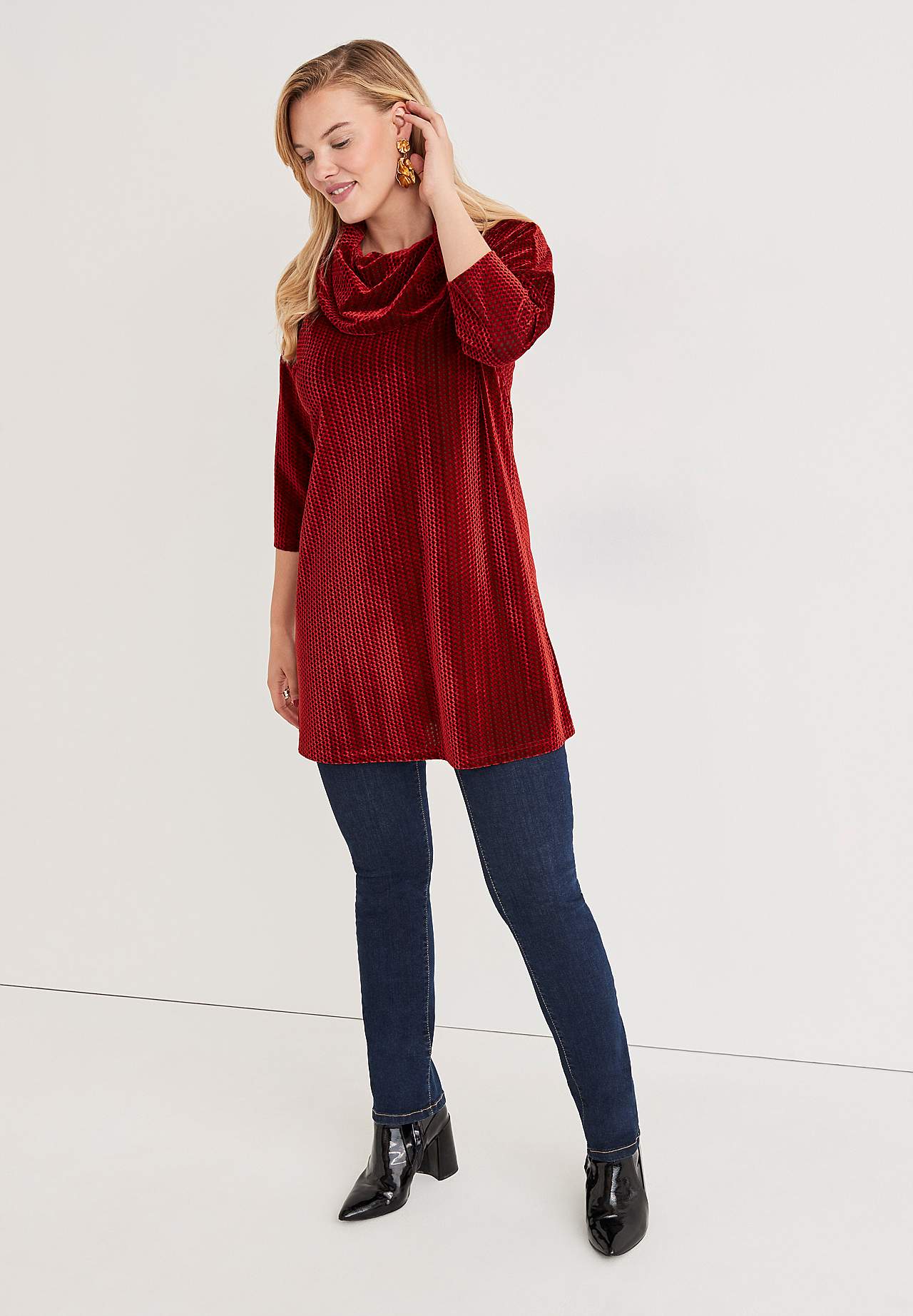 Velvet tunic