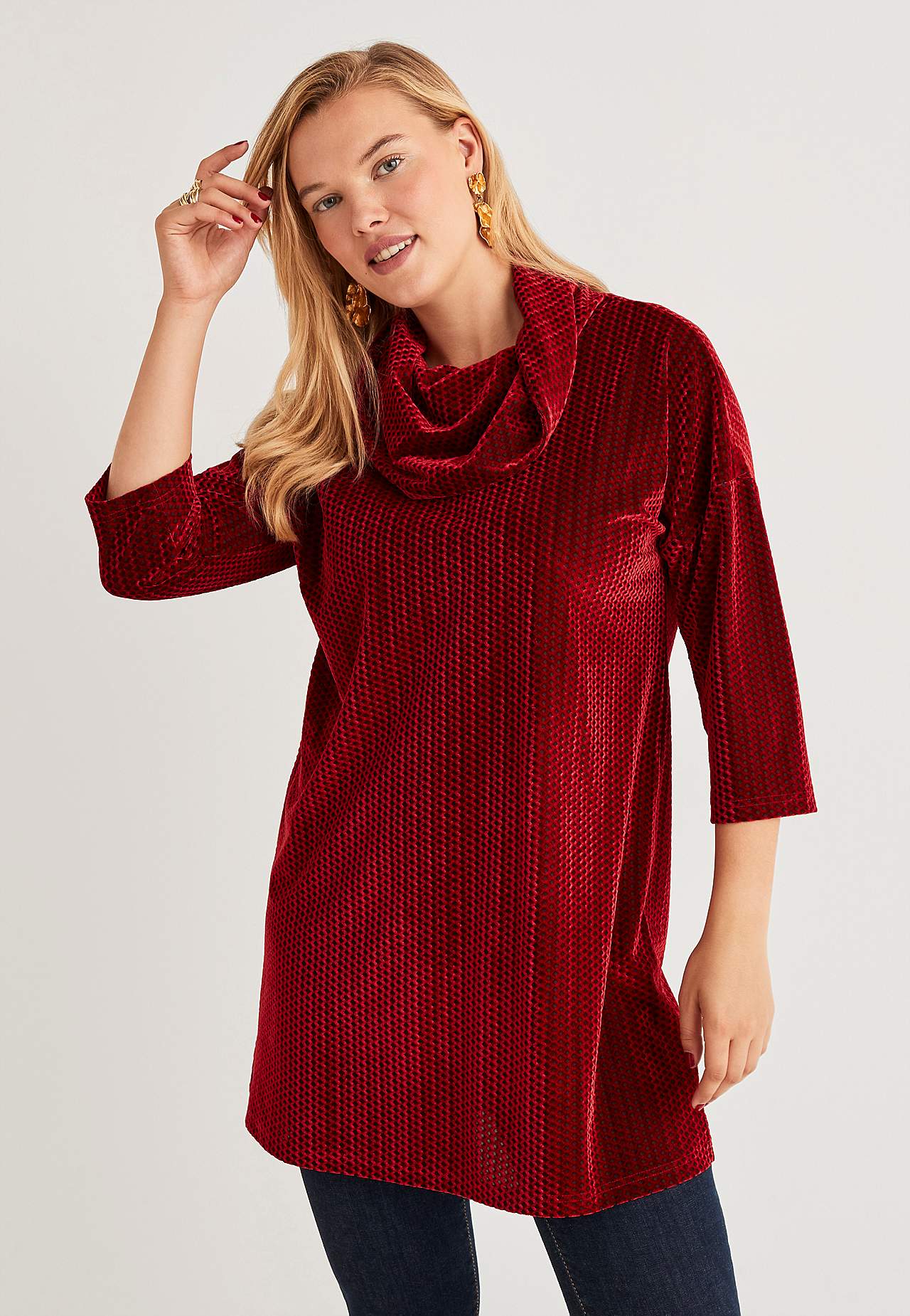 Velvet tunic