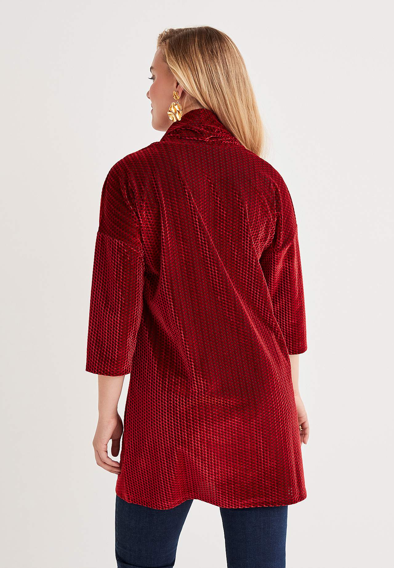 Velvet tunic
