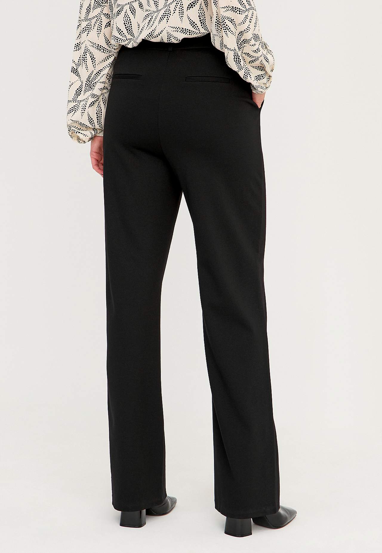 Wide leg knit trousers Elsie