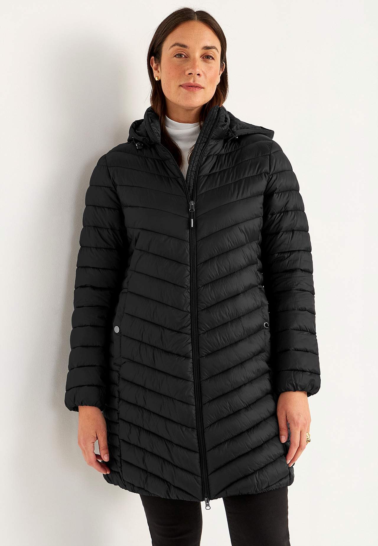 Quilted lightweight coat