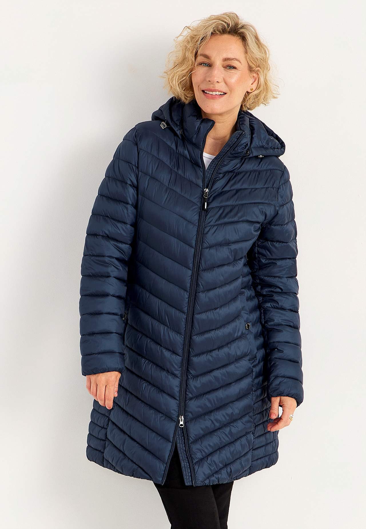 Quilted lightweight coat