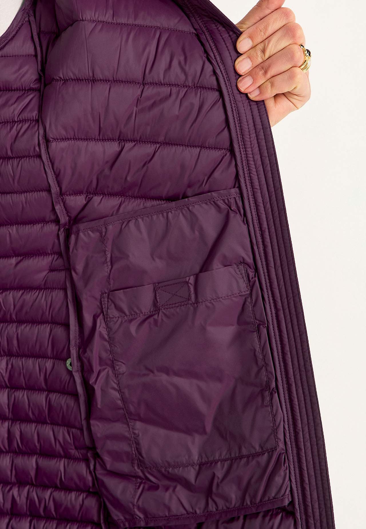 Quilted lightweight coat