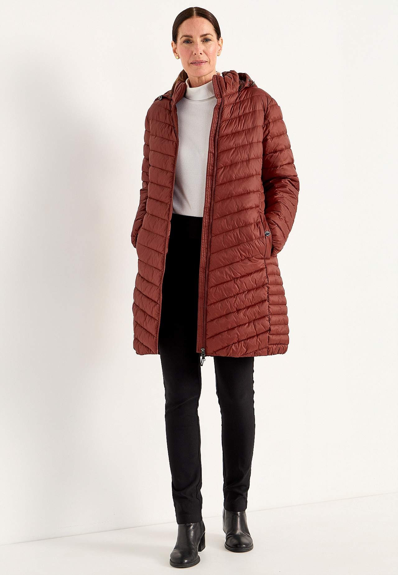 Quilted lightweight coat
