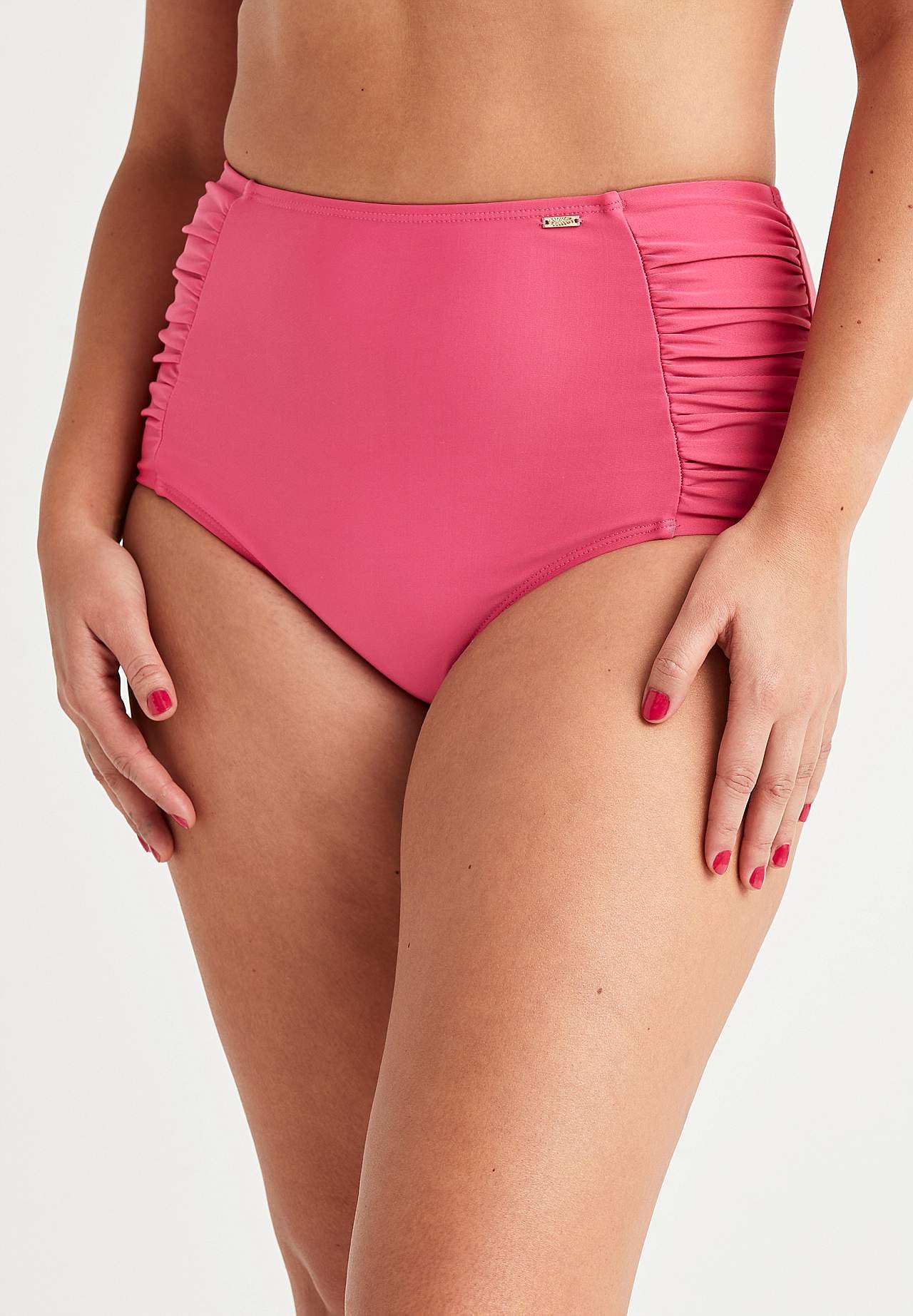 Bikini bottom with high waist