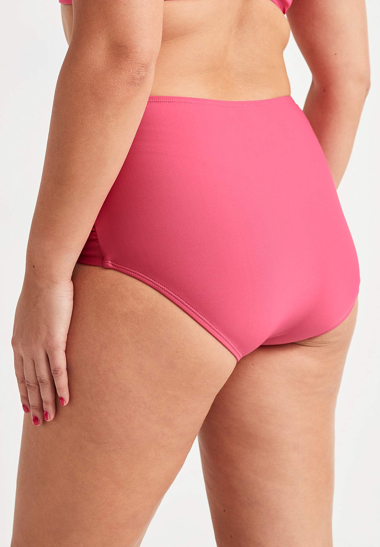 Bikini bottom with high waist