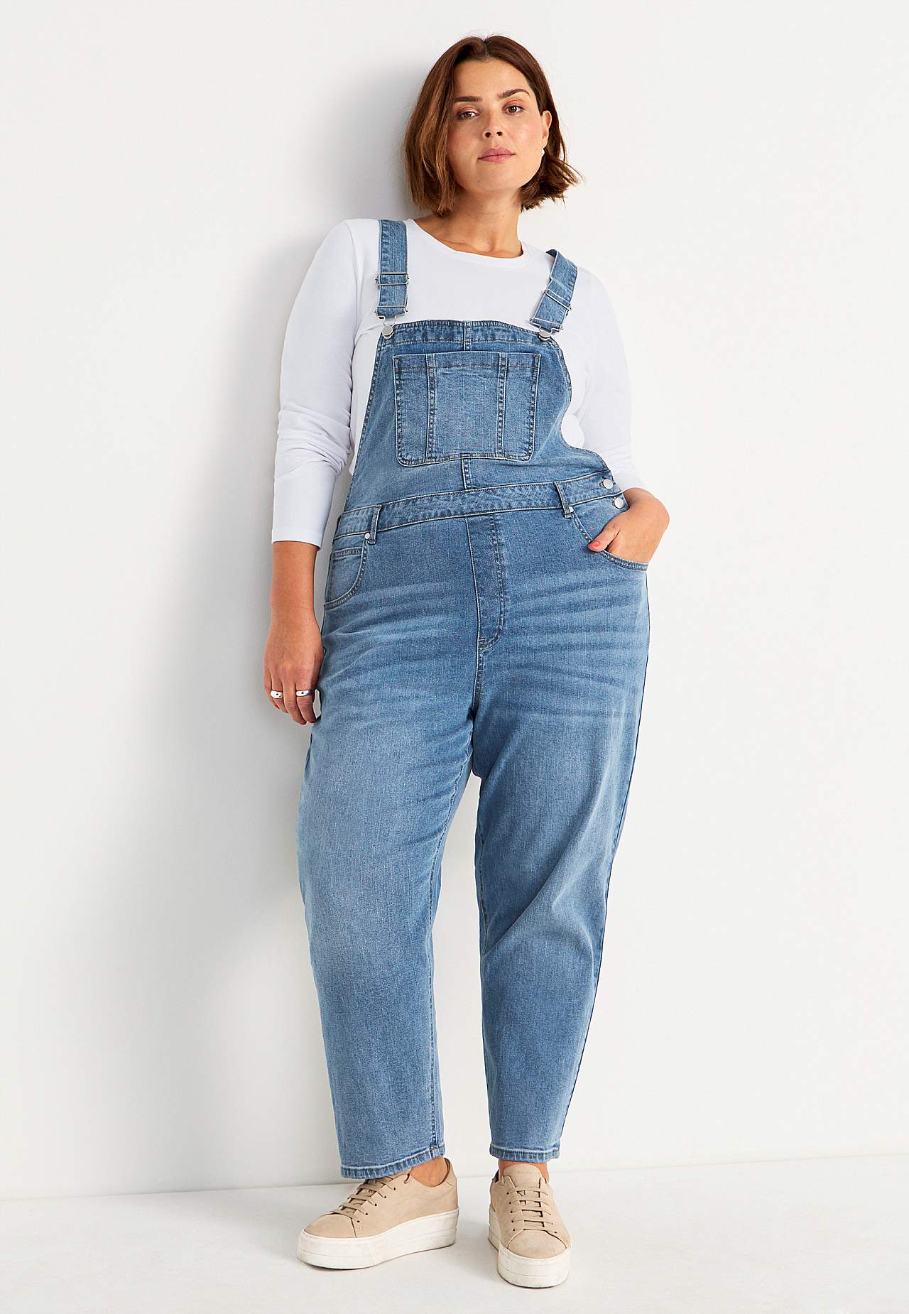 Dungarees in denim Aliana