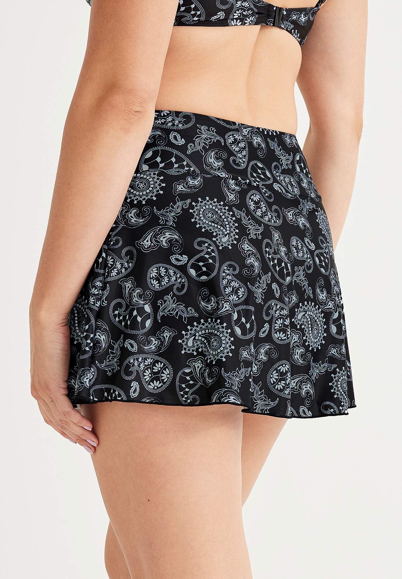 Bikini skirt with a paisley pattern Santiago