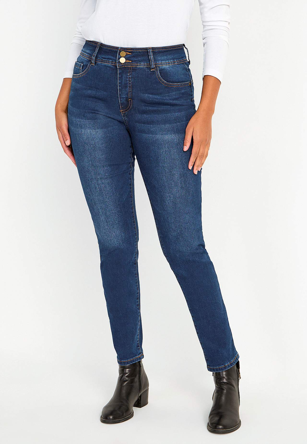 Shaping jeans with stretch
