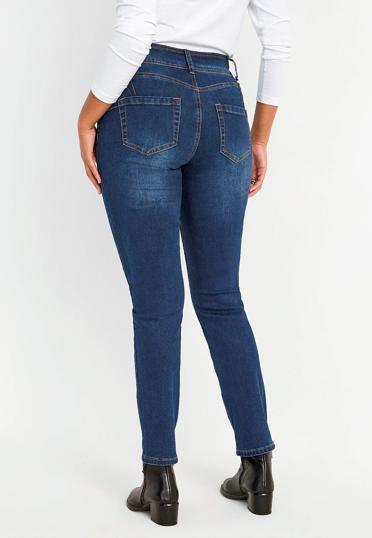 Shaping jeans with stretch