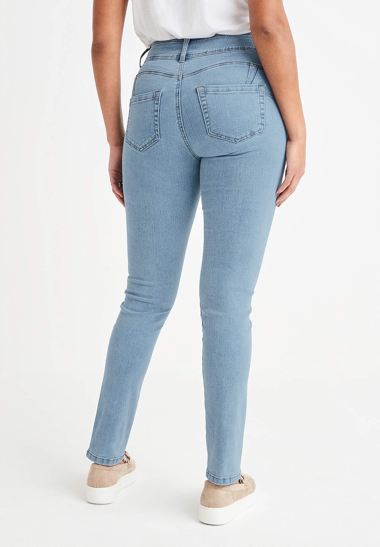 Shaping jeans with stretch