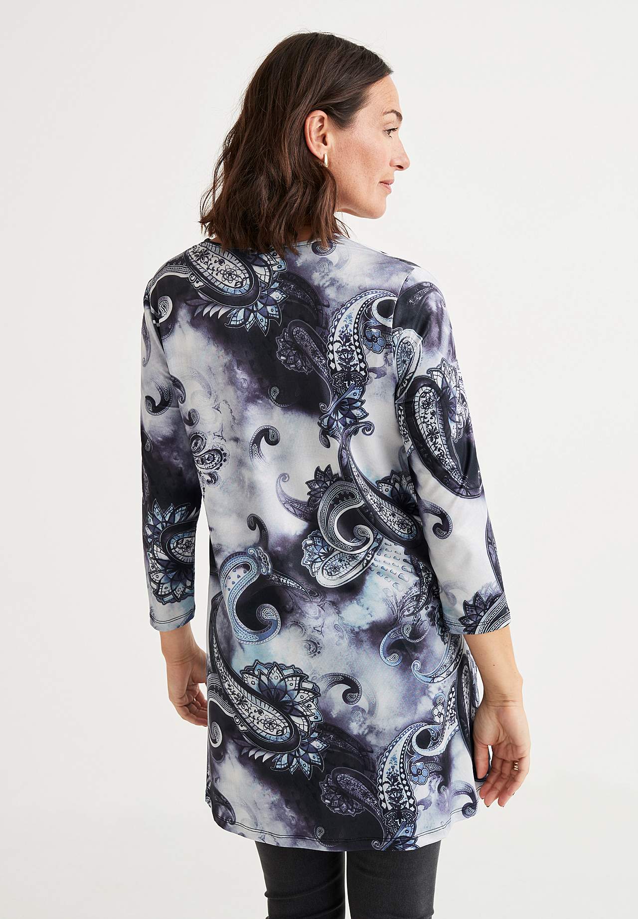 Patterned jersey tuniq Ronja