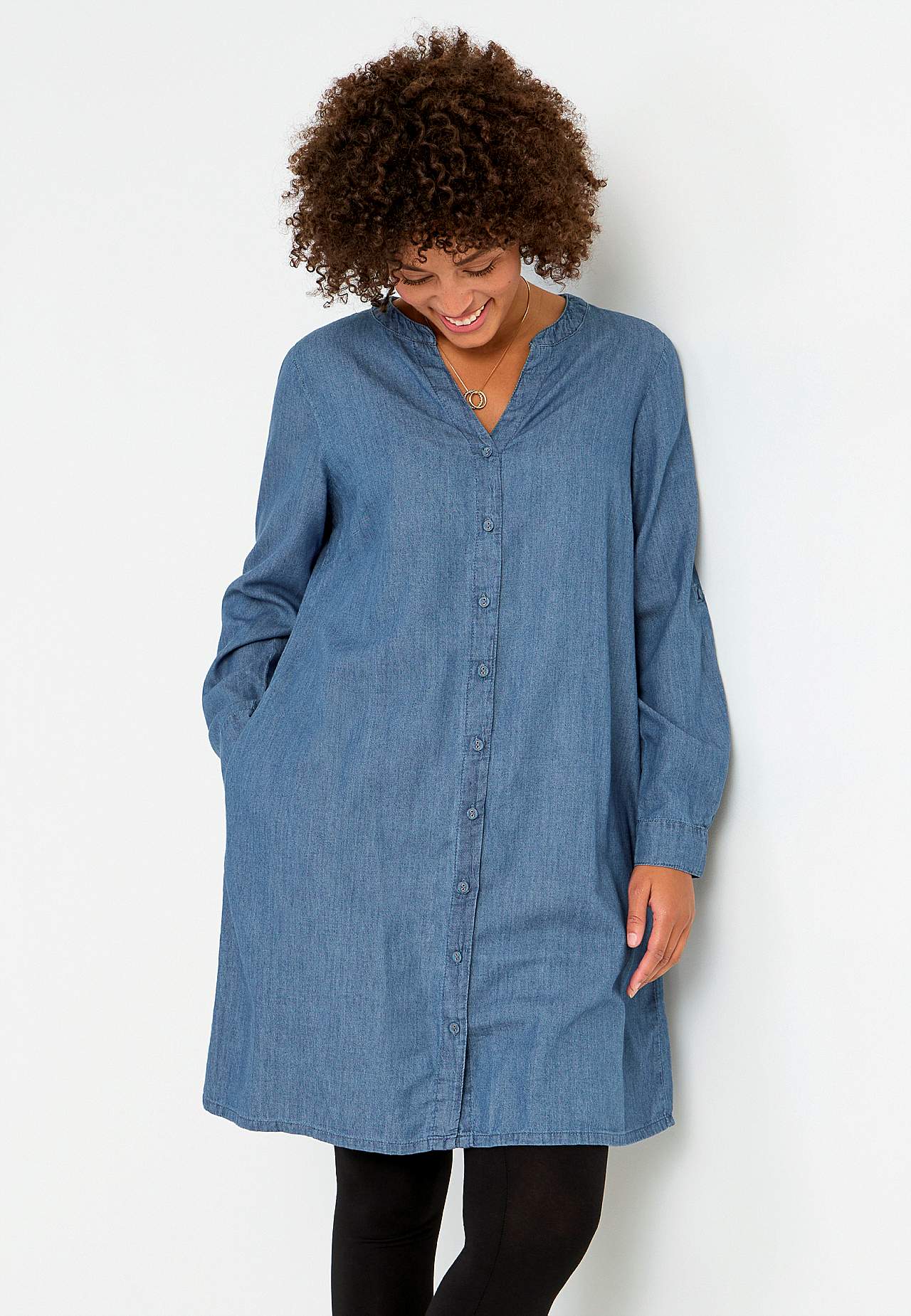 Denim dress