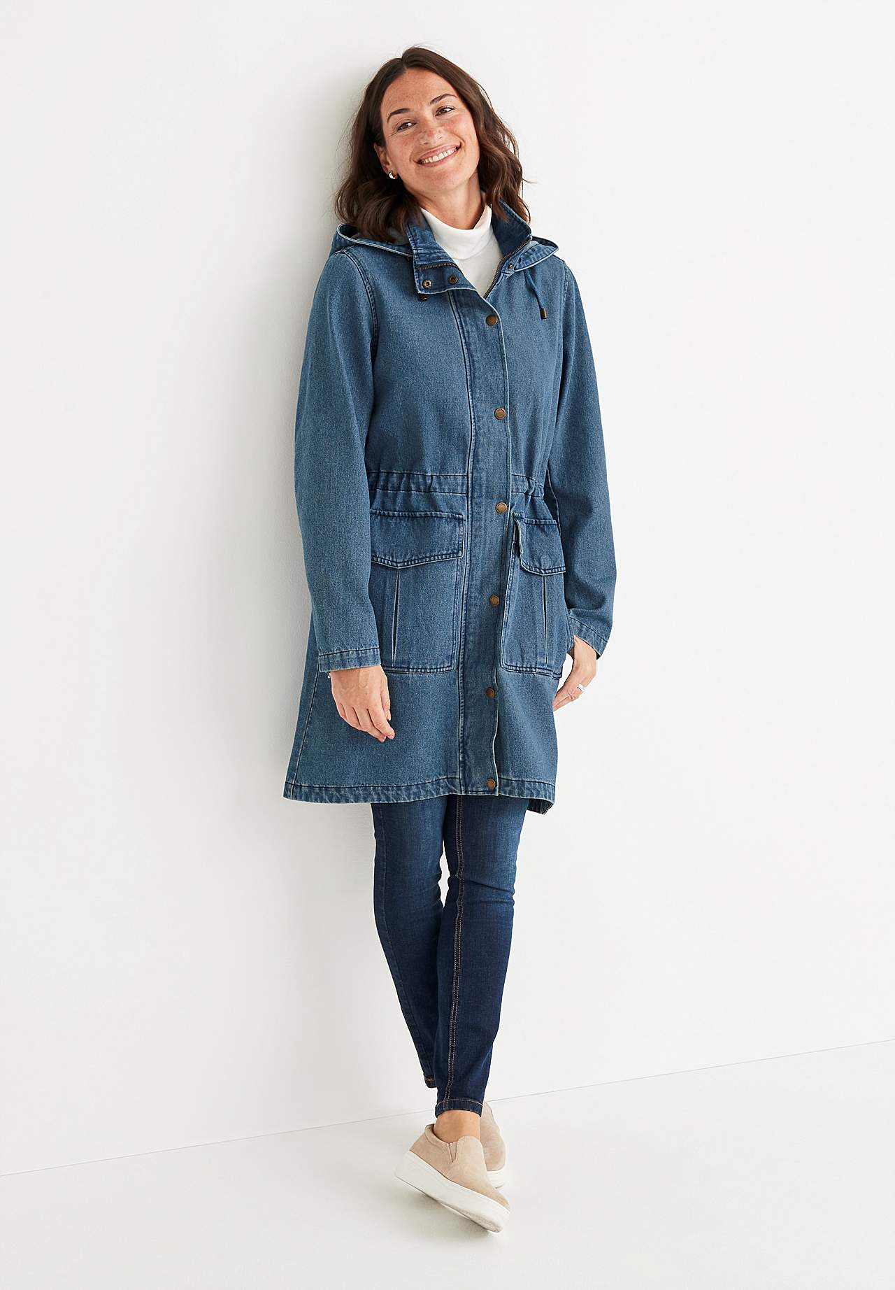 Parka in denim Jane