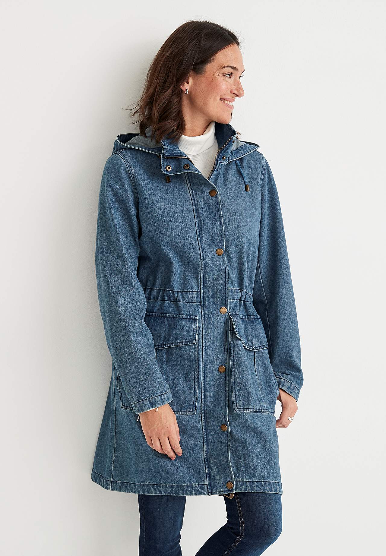 Parka in denim Jane