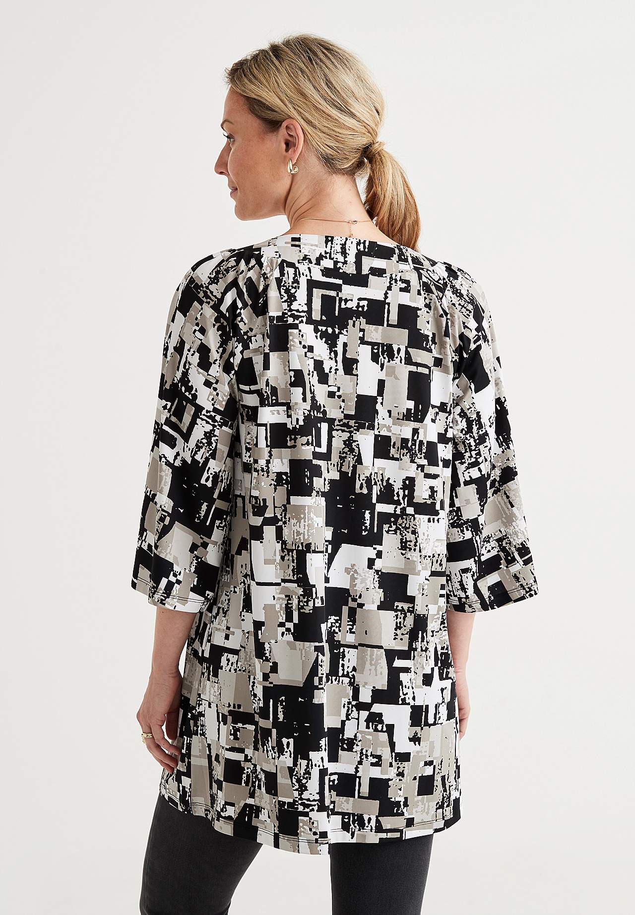 Patterned tunic