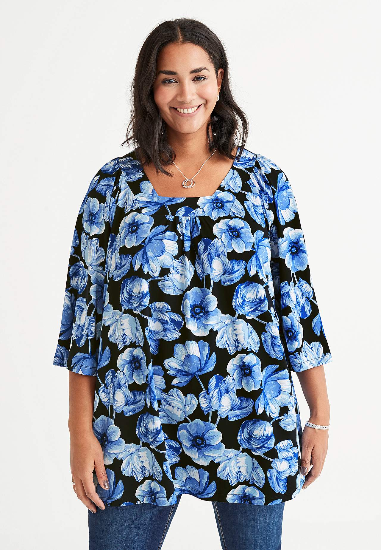 Patterned tunic