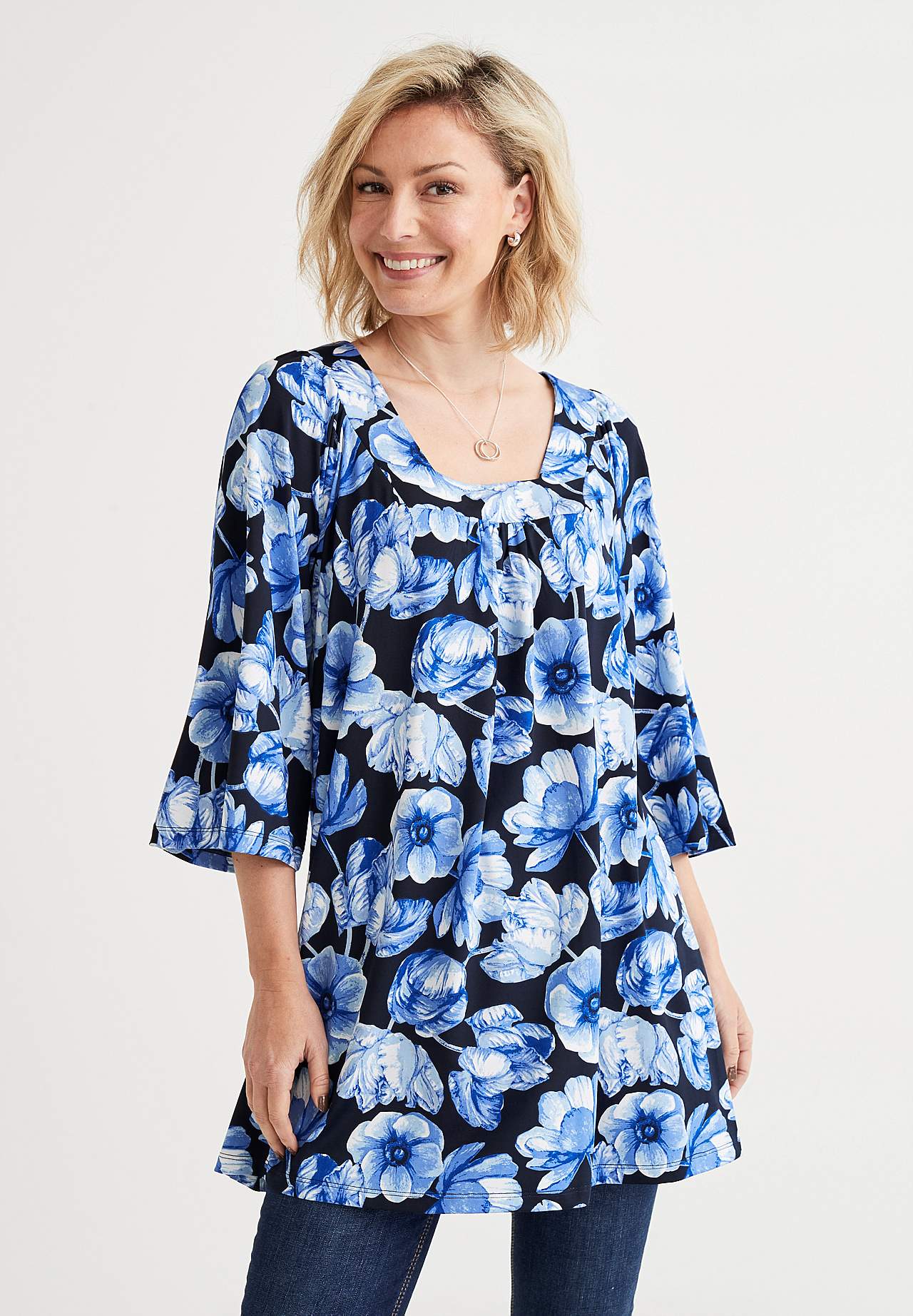 Patterned tunic