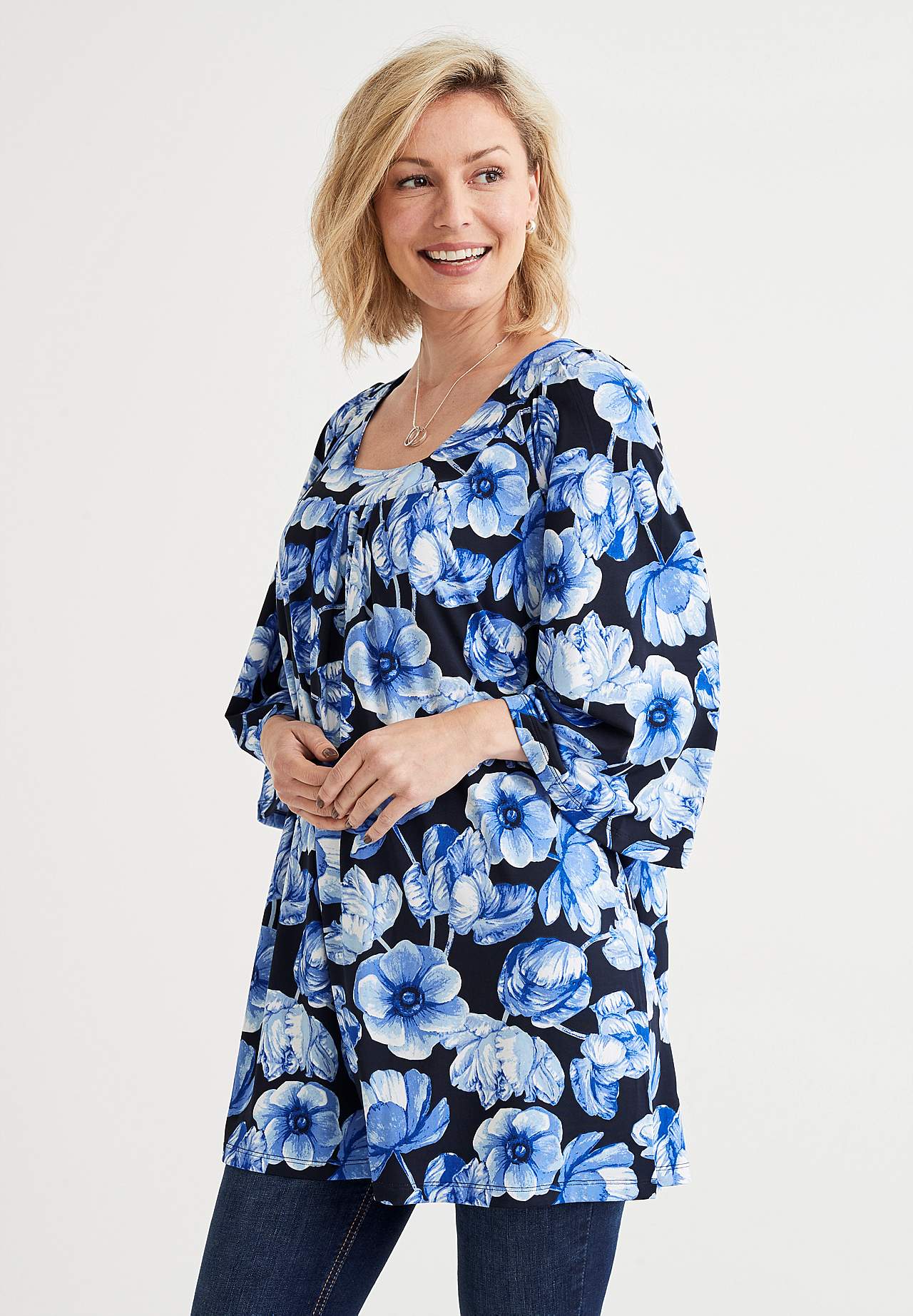 Patterned tunic