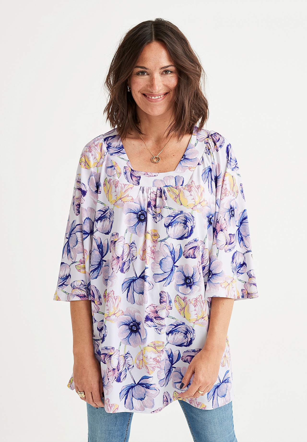 Patterned tunic