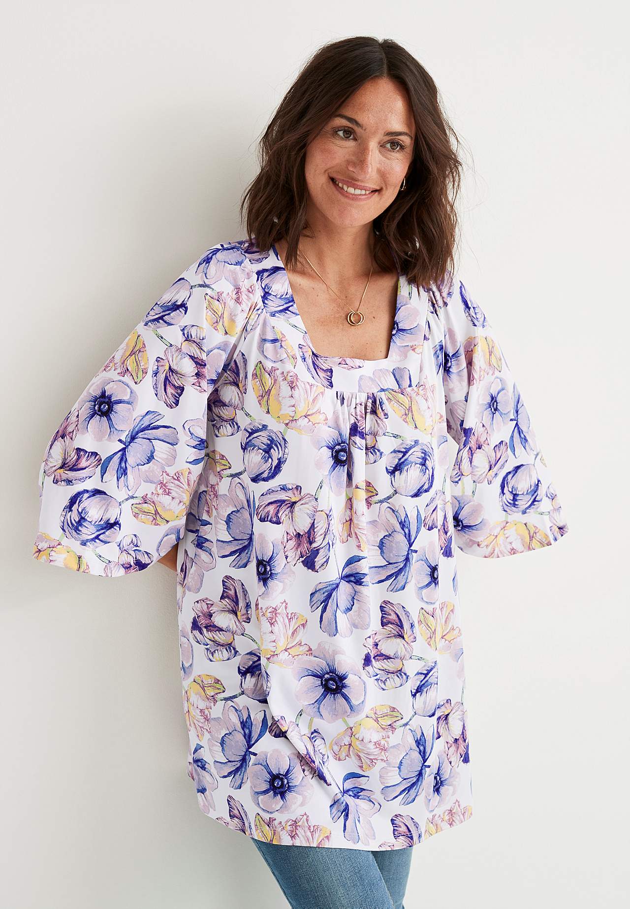 Patterned tunic