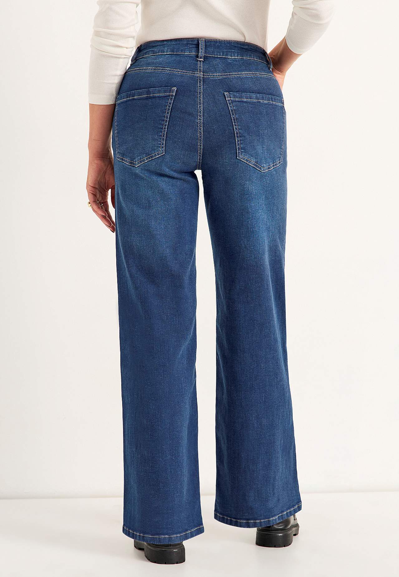 Wide jeans with high waist Renata