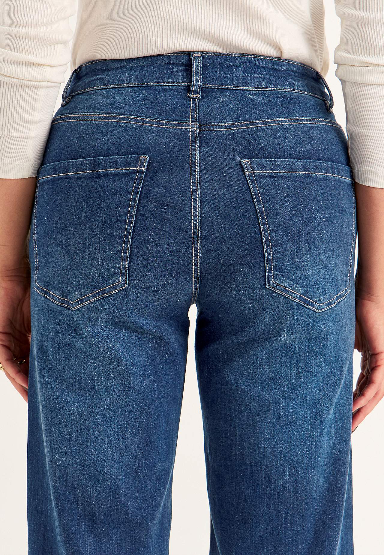 Wide jeans with high waist Renata