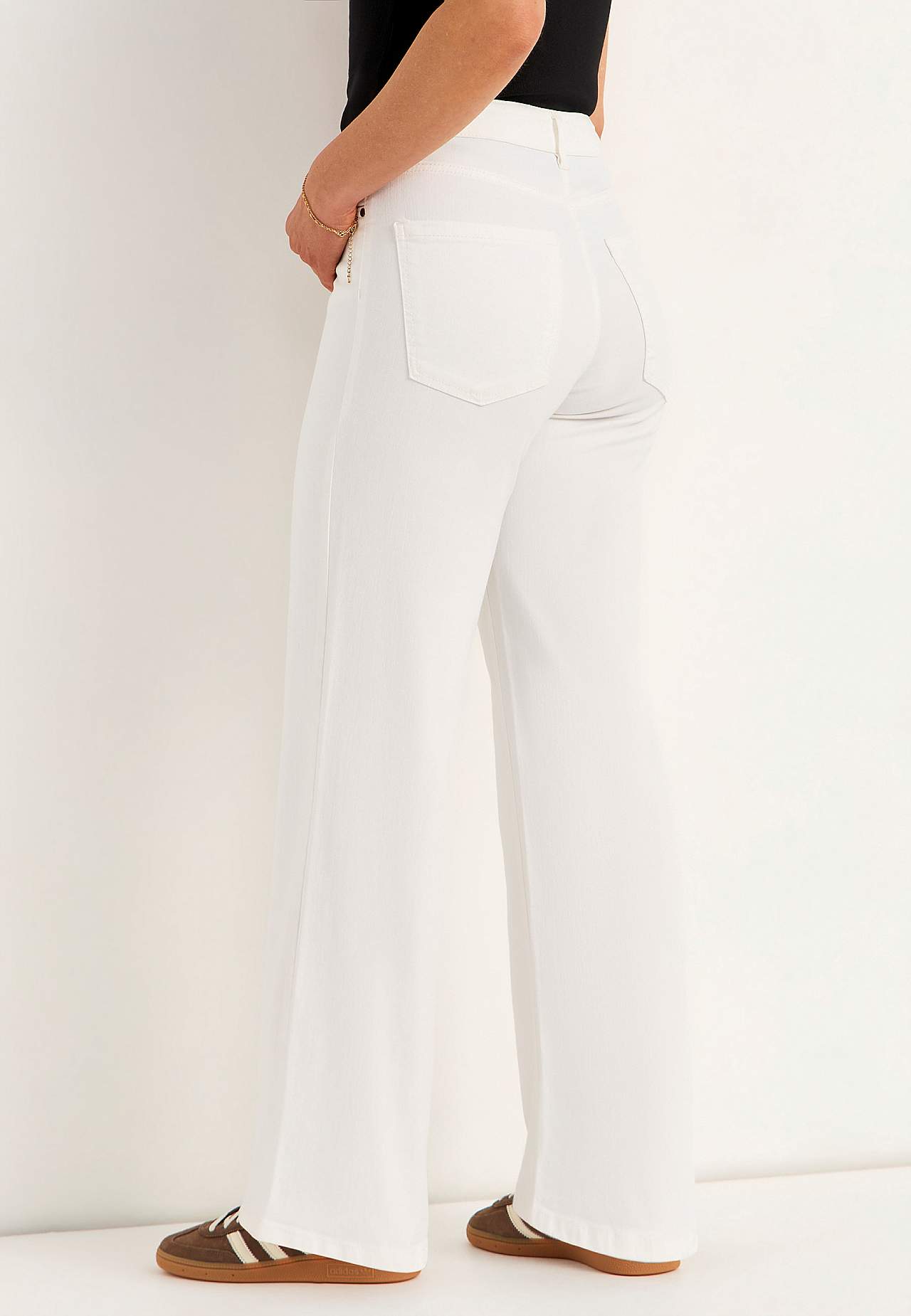 Brede jeans med høj talje Renata