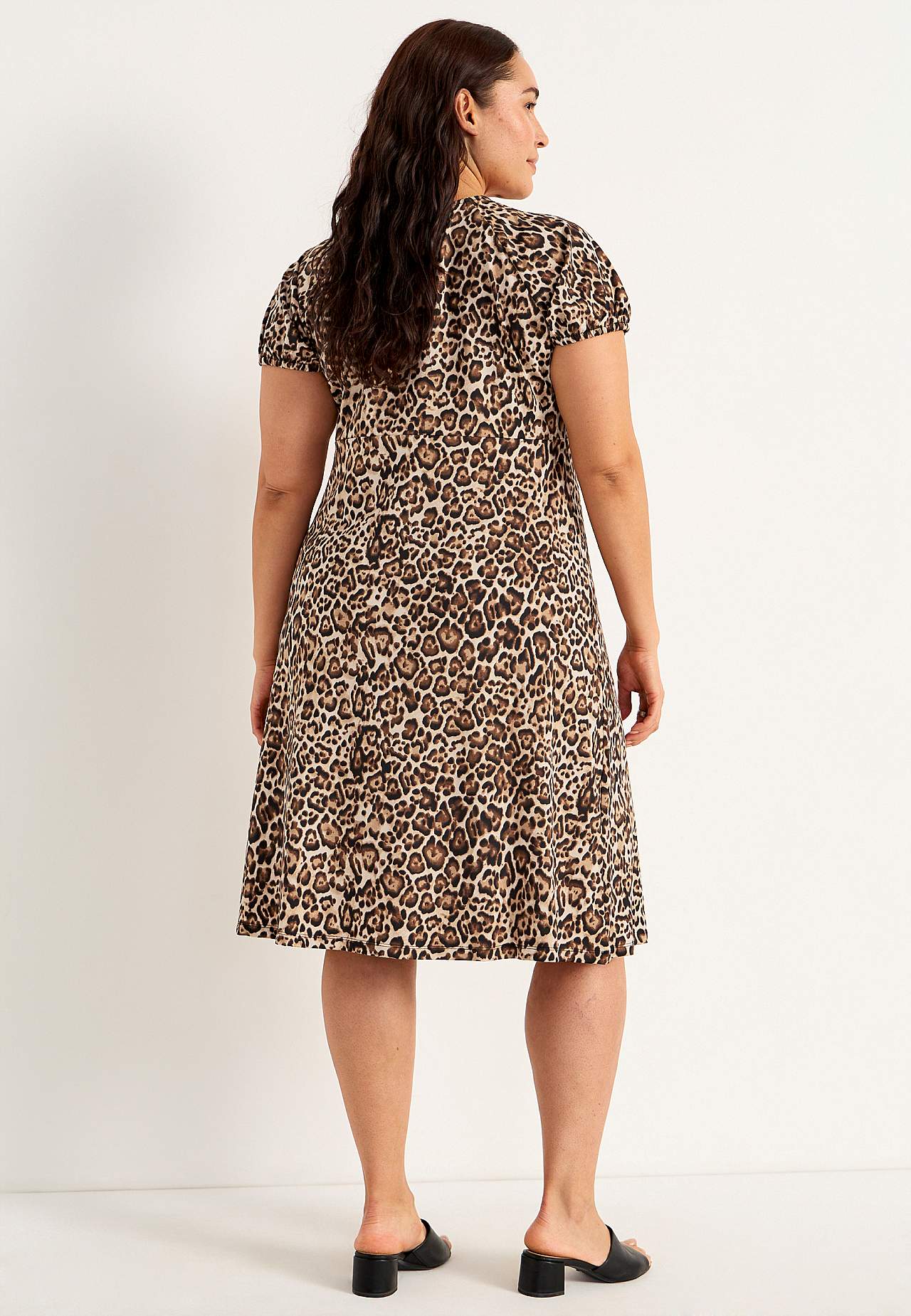 Patterned jersey dress