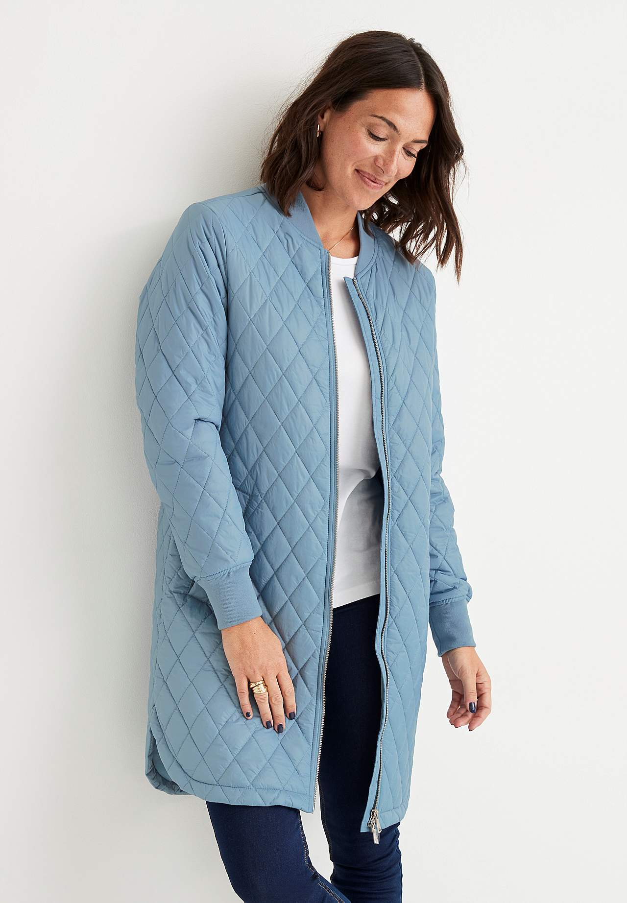 Long, quilted jacket Elena