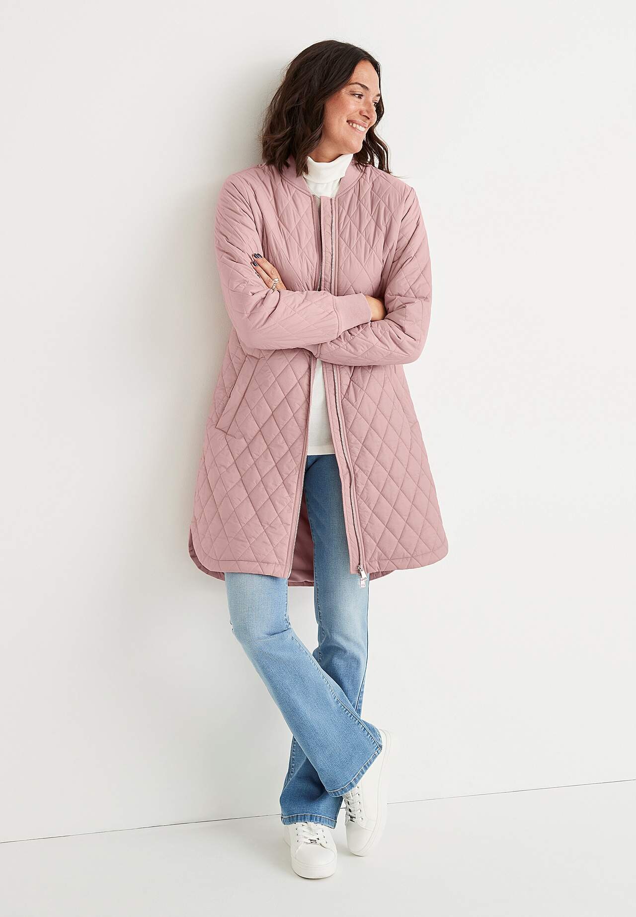 Long, quilted jacket Elena