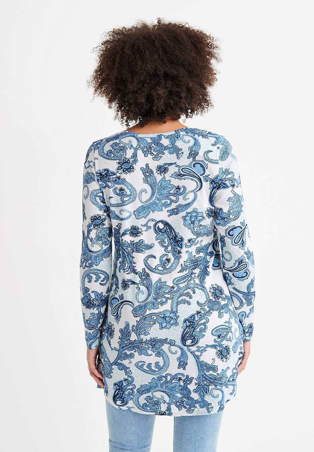 Patterned jersey tuniq Amira